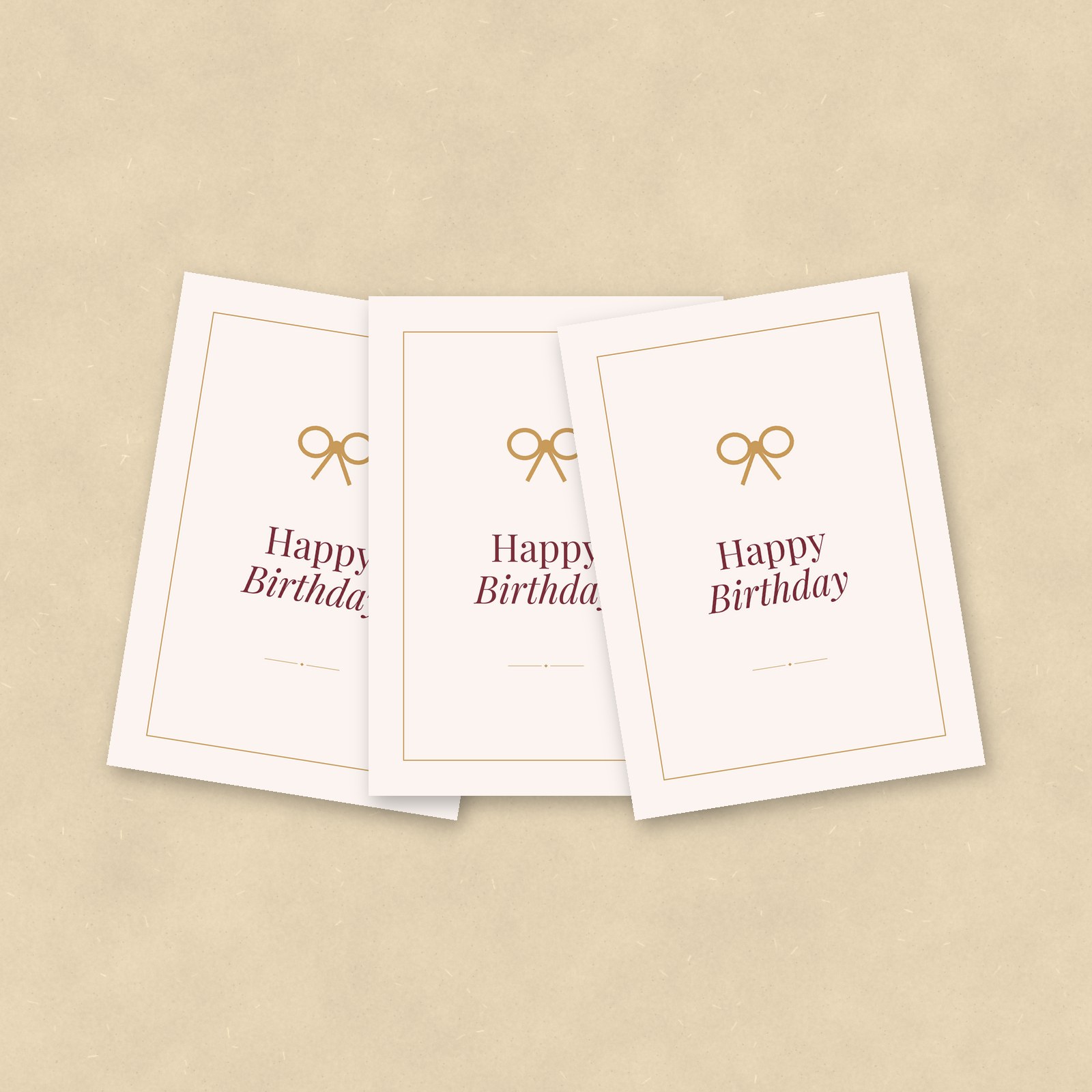 Happy Birthday Cards, Set of 10