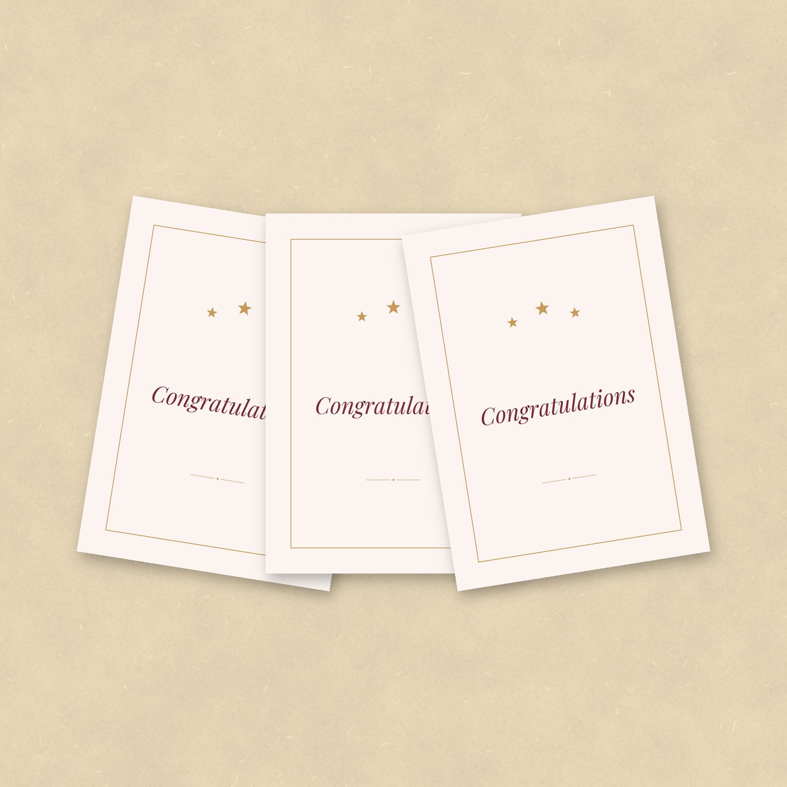 Congratulations Cards, Set of 10