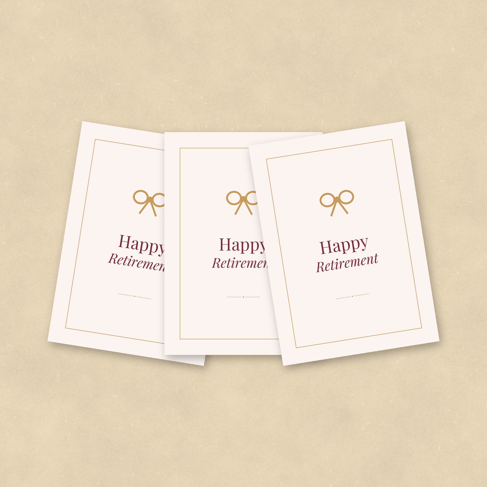 Happy Retirement Cards, Set of 10