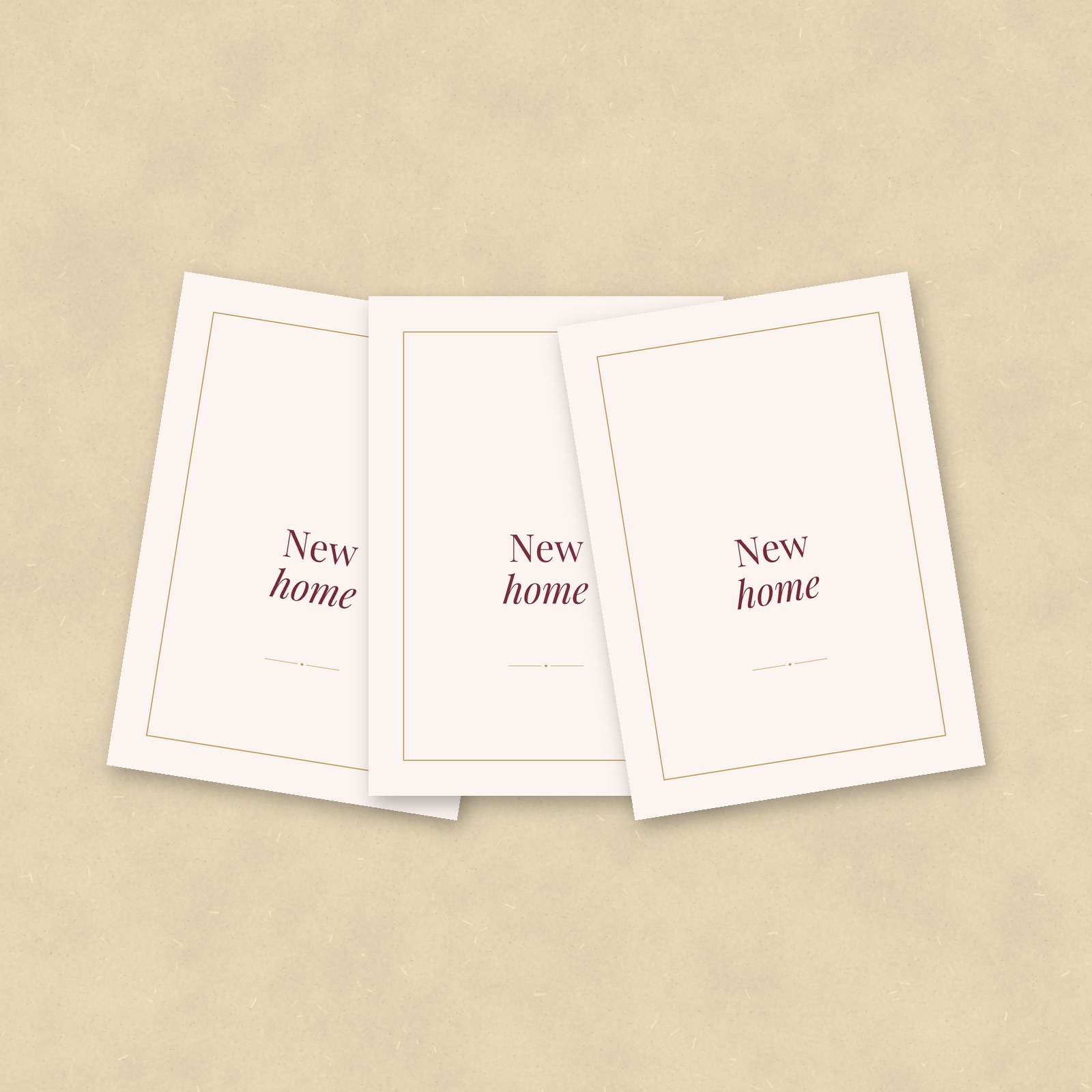 New Home Cards, Set of 10