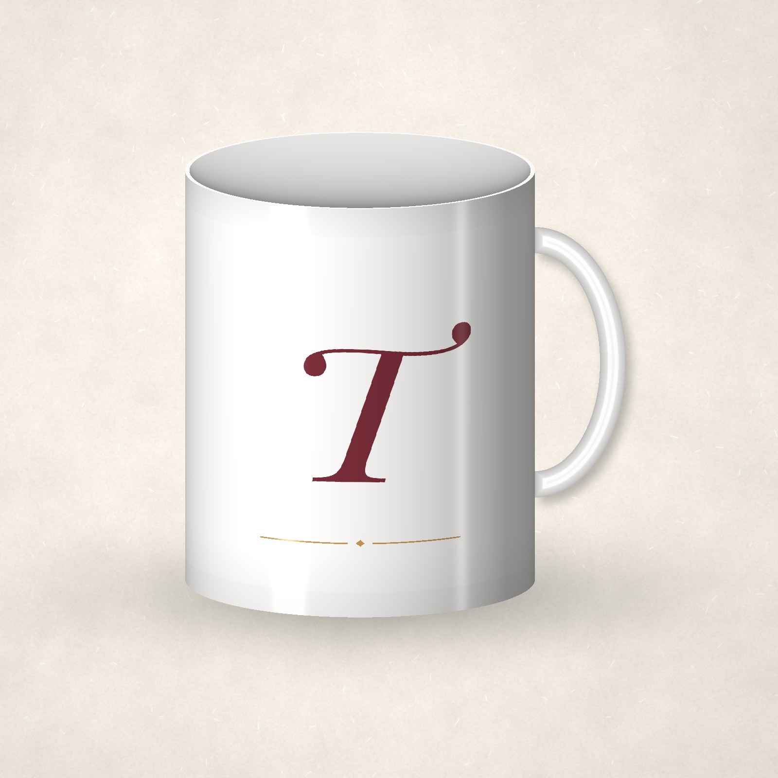 Monogram Mug – T