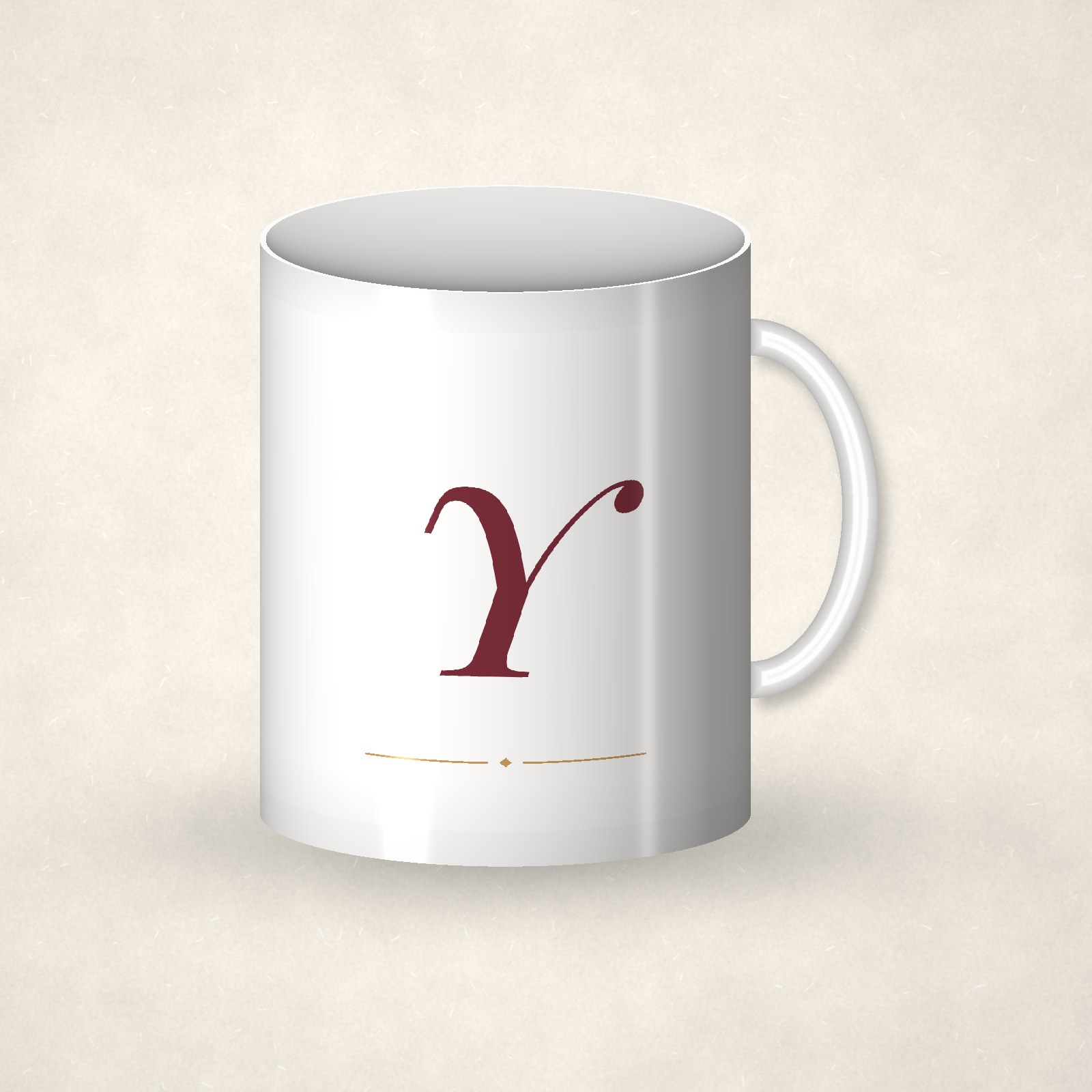 Monogram Mug – Y