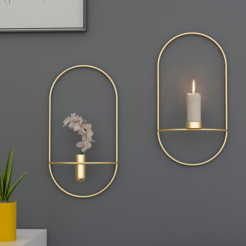 Brass Wall Candle Holder