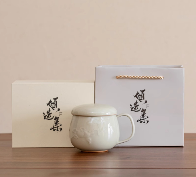 Celadon Tea Mug with Infuser