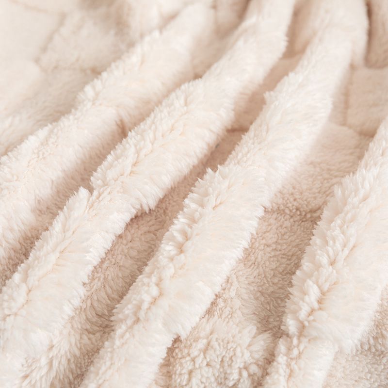 Checked Jacquard Blanket