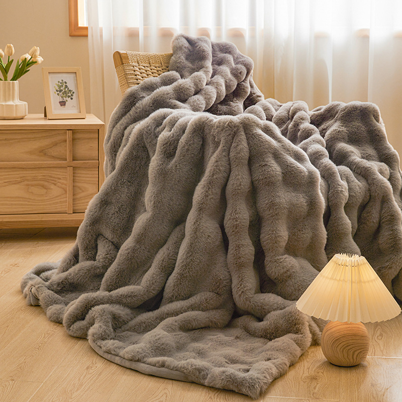 Faux Fur Throw