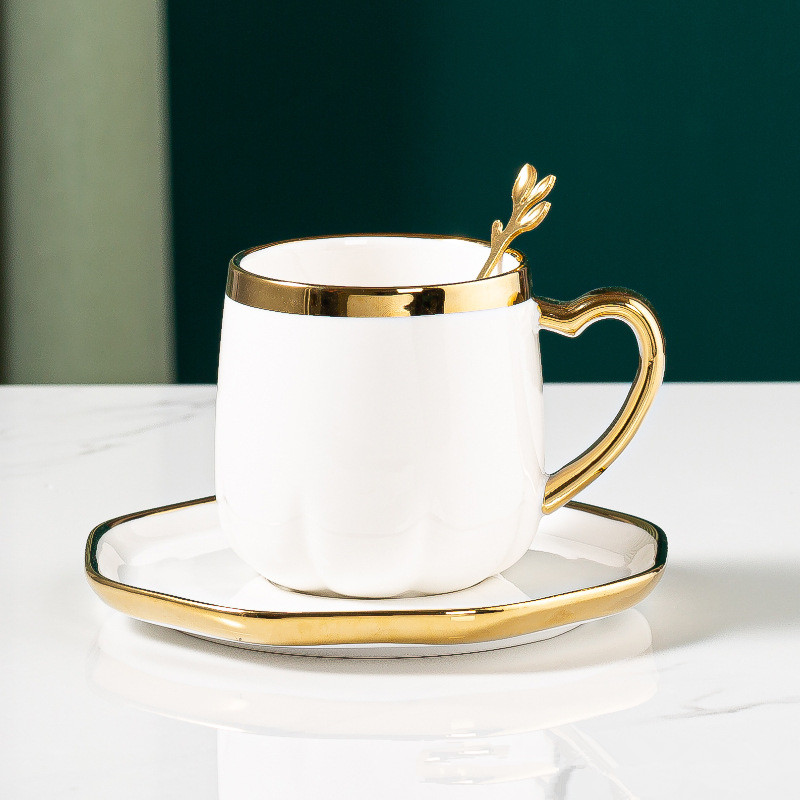 Gold-Rim Cup & Saucer