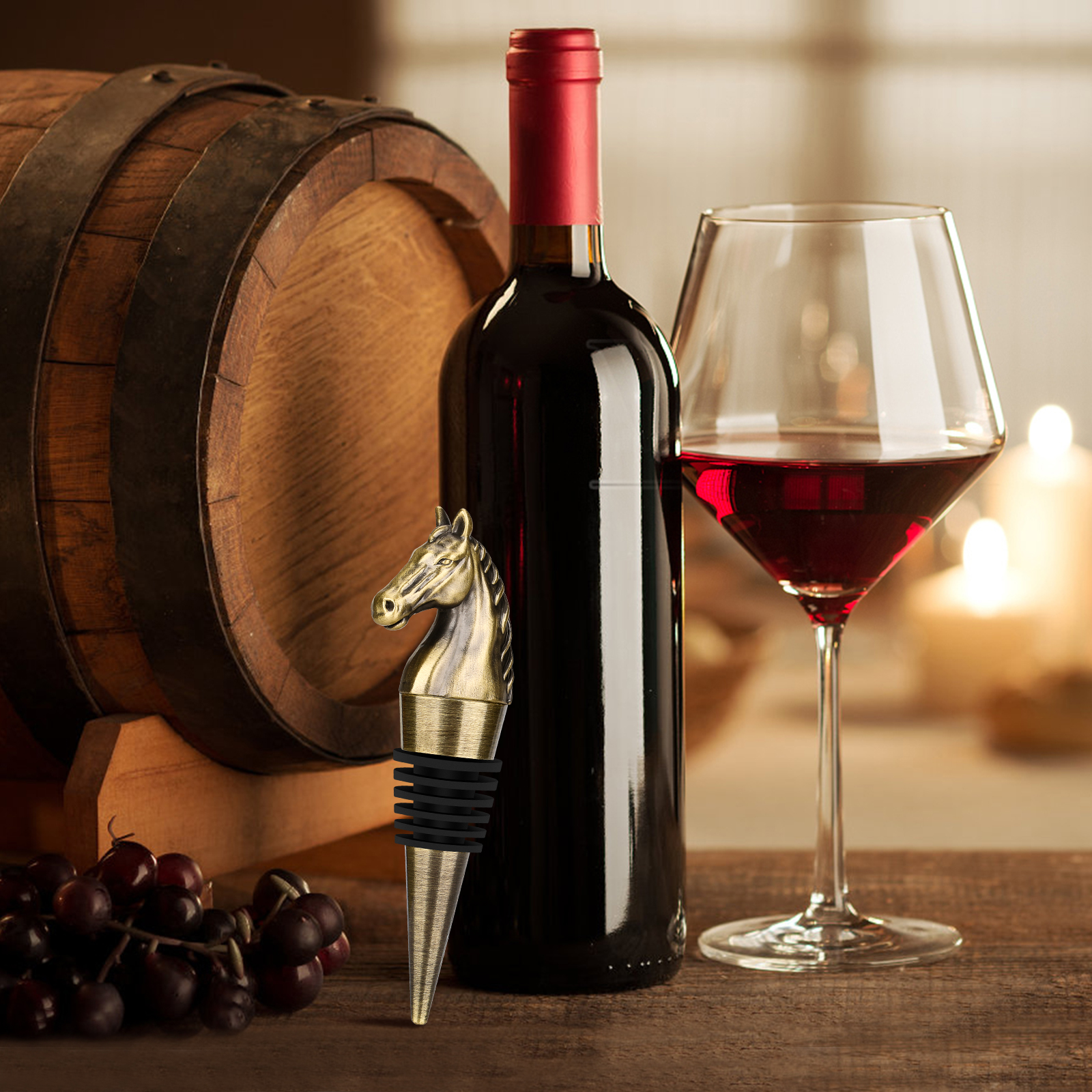 Horse Head Wine Stopper