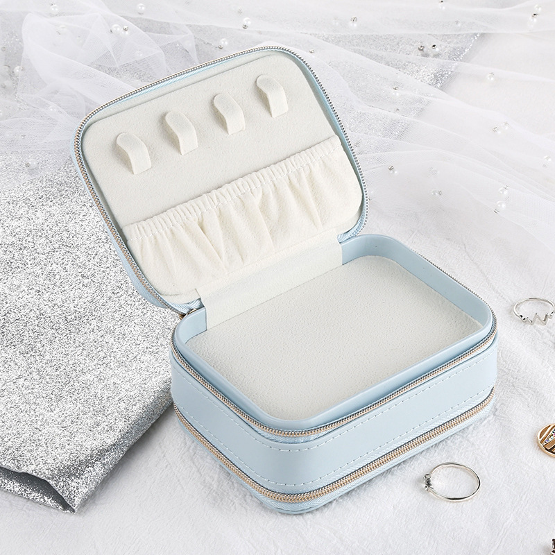 Leather Travel Jewellery Case