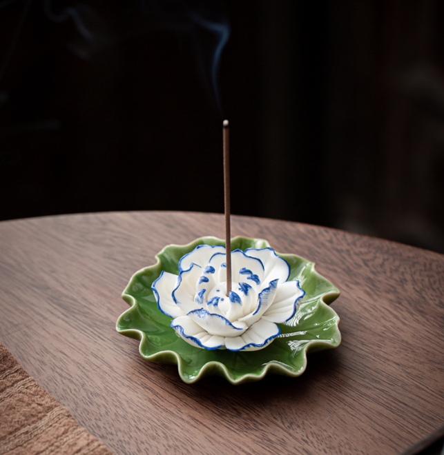 Lotus Leaf Incense Holder