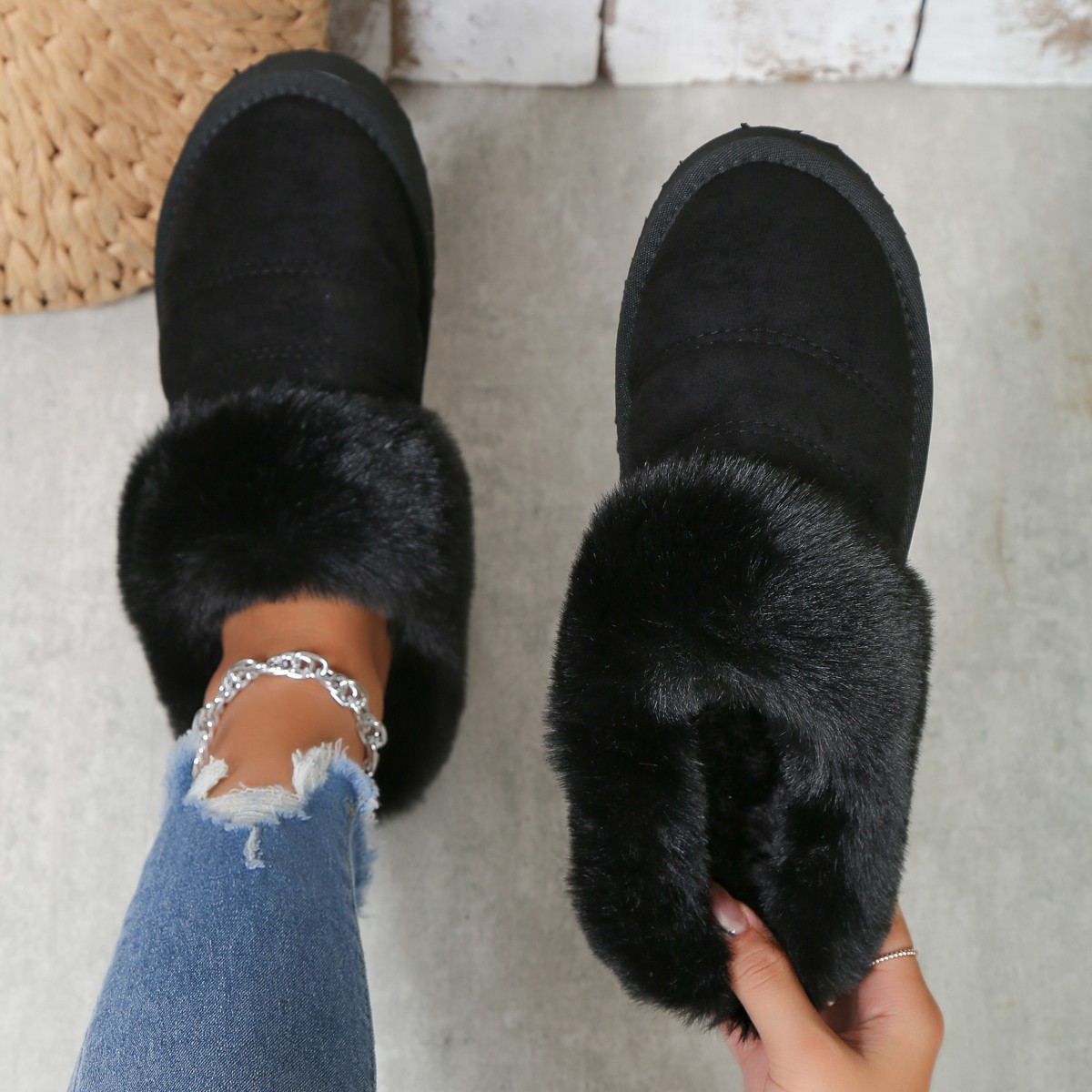 Plush Lined Slippers