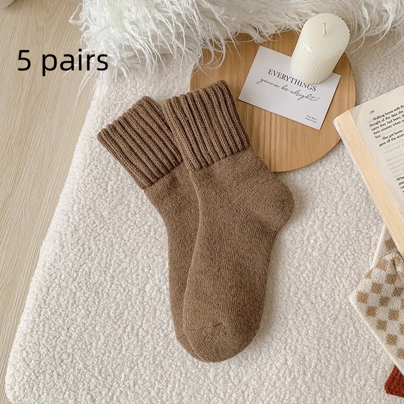 Ribbed Knit Socks